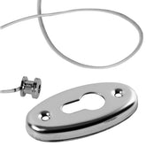 Shower Retractable Wash Line - Round Chrome